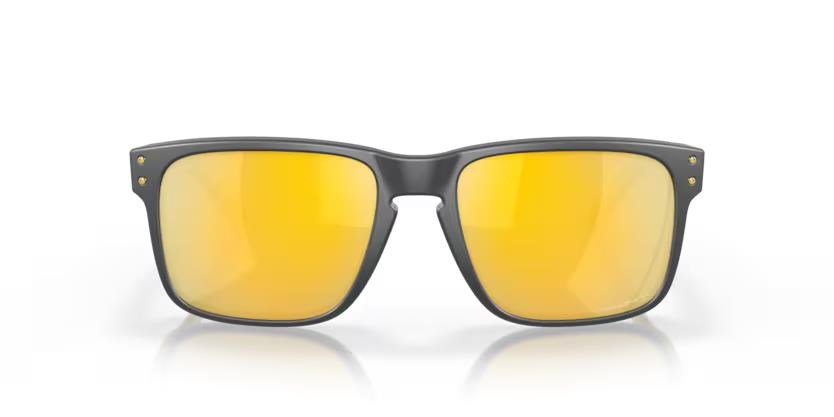 Oakley Holbrook Steel Colection Matte Carbon Prizm 24K Polarized solglasögon