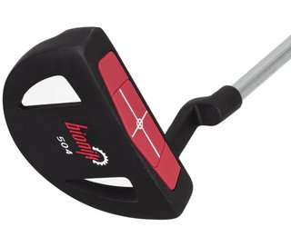 Divnick Adjustable Telescopic Red Mallet putter, högerhänt, utan headcover