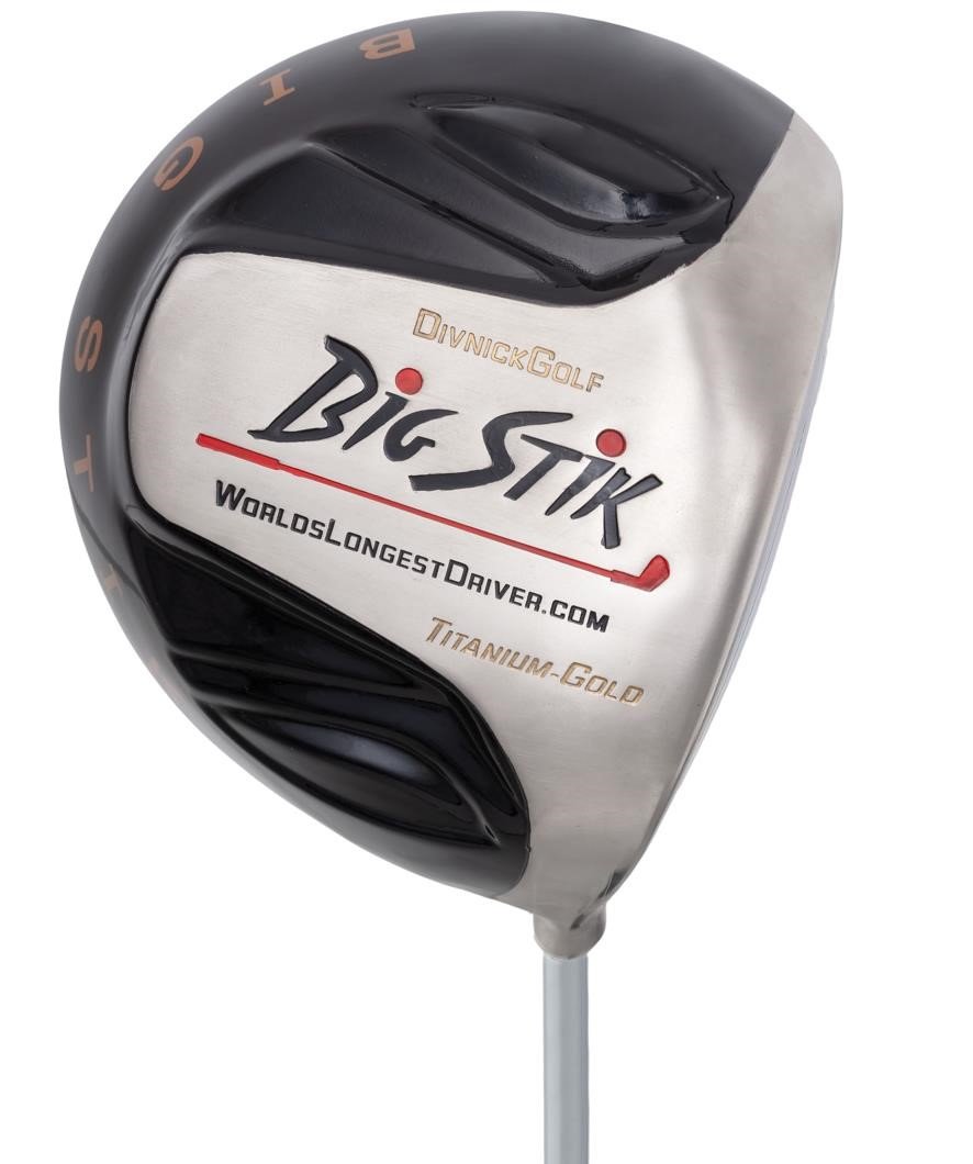 Divnick Big Stik Adjustable teleskopisk driver, 10.5°, RH, Illegally Large Head