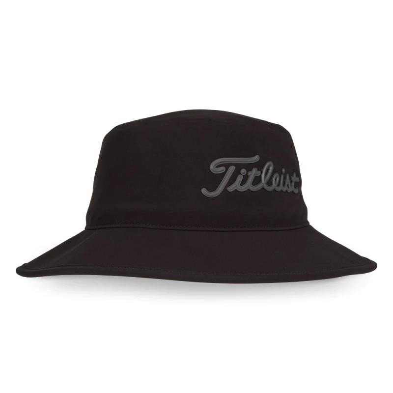 Titleist Players StaDry herr bucket hat, svart/kol