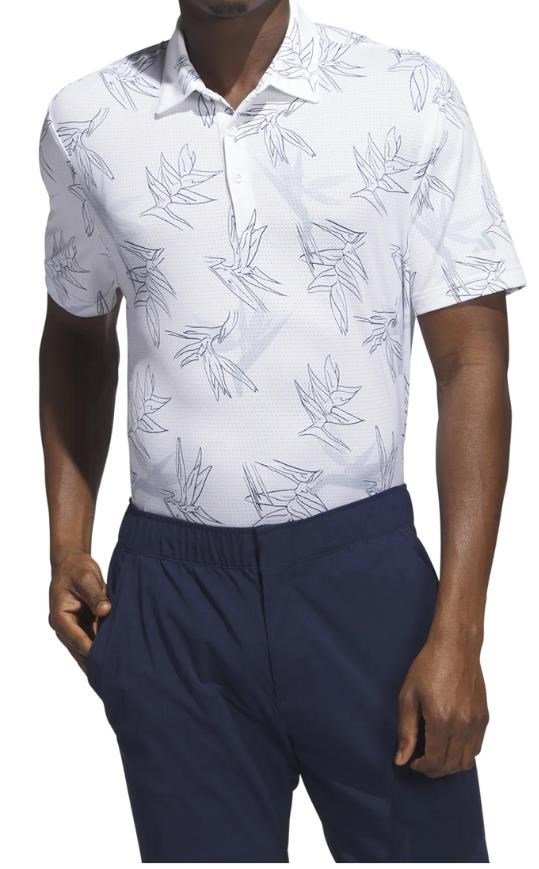 Adidas Oasis Mesh herr polo, vit