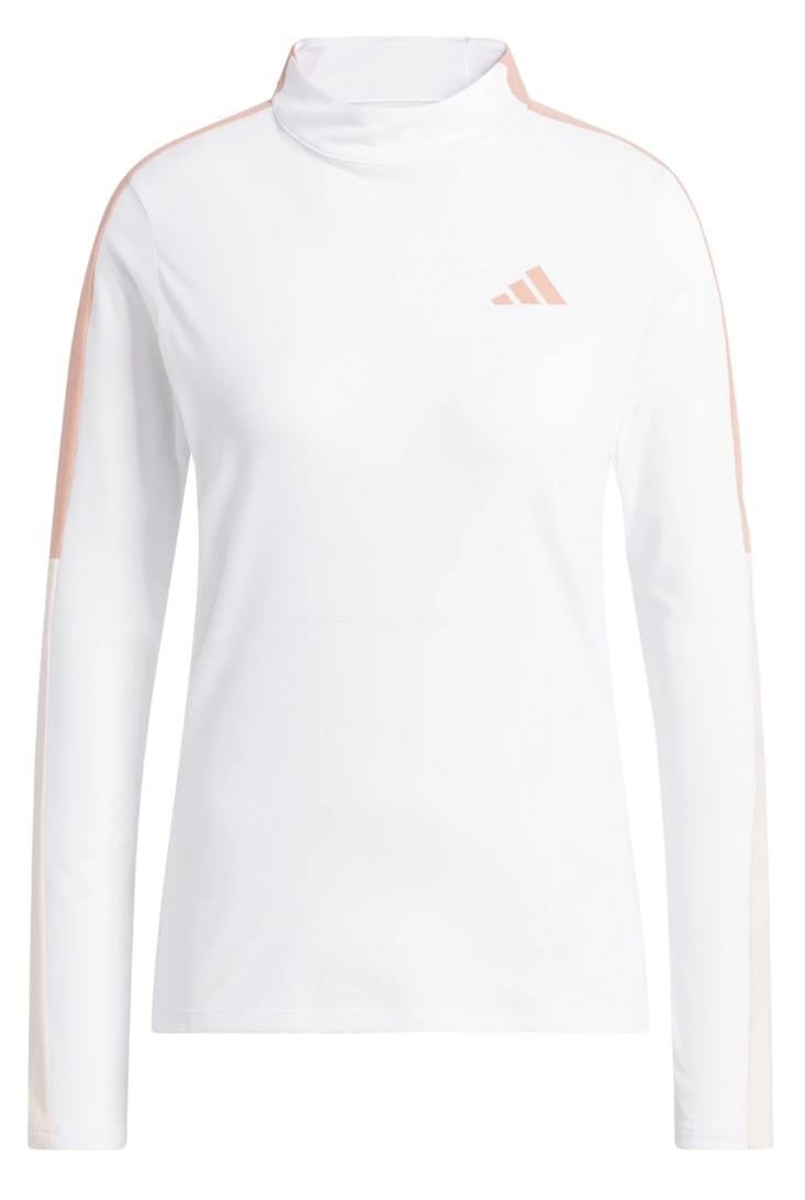 Adidas Nature mock långärmad herr t-shirt, vit