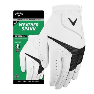Callaway Weather Spann damgolfhandske, vit
