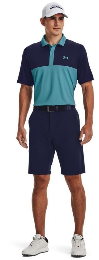 Under Armour Perf 3.0 Color Block herr polo, glacier blue