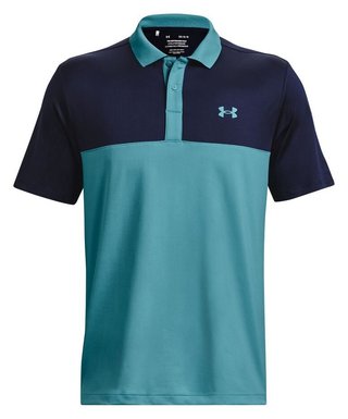 Under Armour Perf 3.0 Color Block herr polo, glacier blue