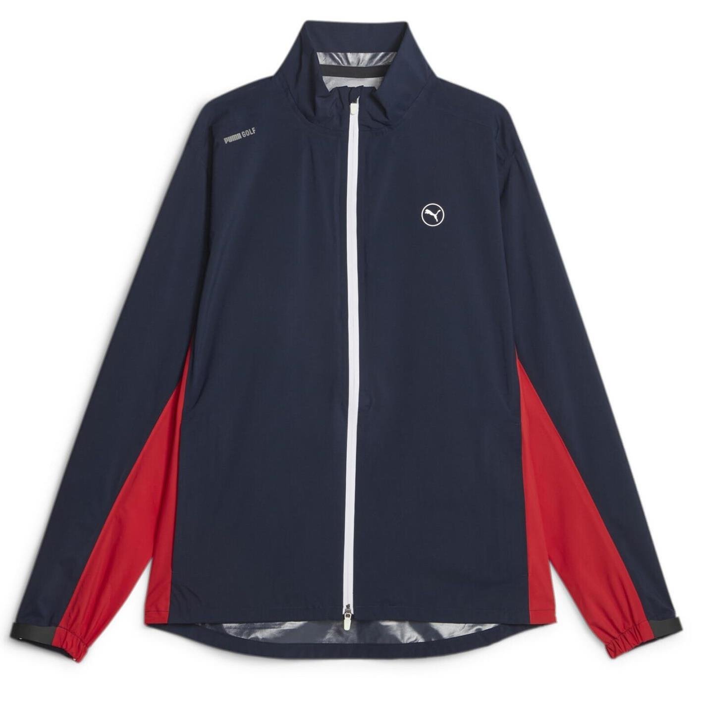 Puma DryLbl Rain herr regnjacka, navy blazer/strong red