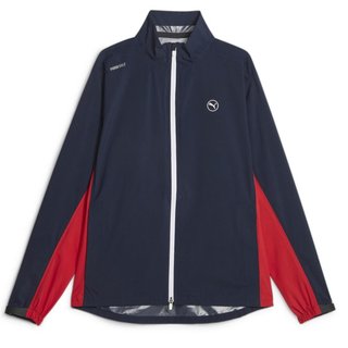 Puma DryLbl Rain herr regnjacka, navy blazer/strong red