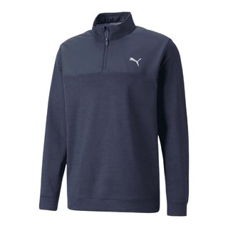 Puma Cloudspun Colorblock 1/4 Zip herr tröja, navy blazer