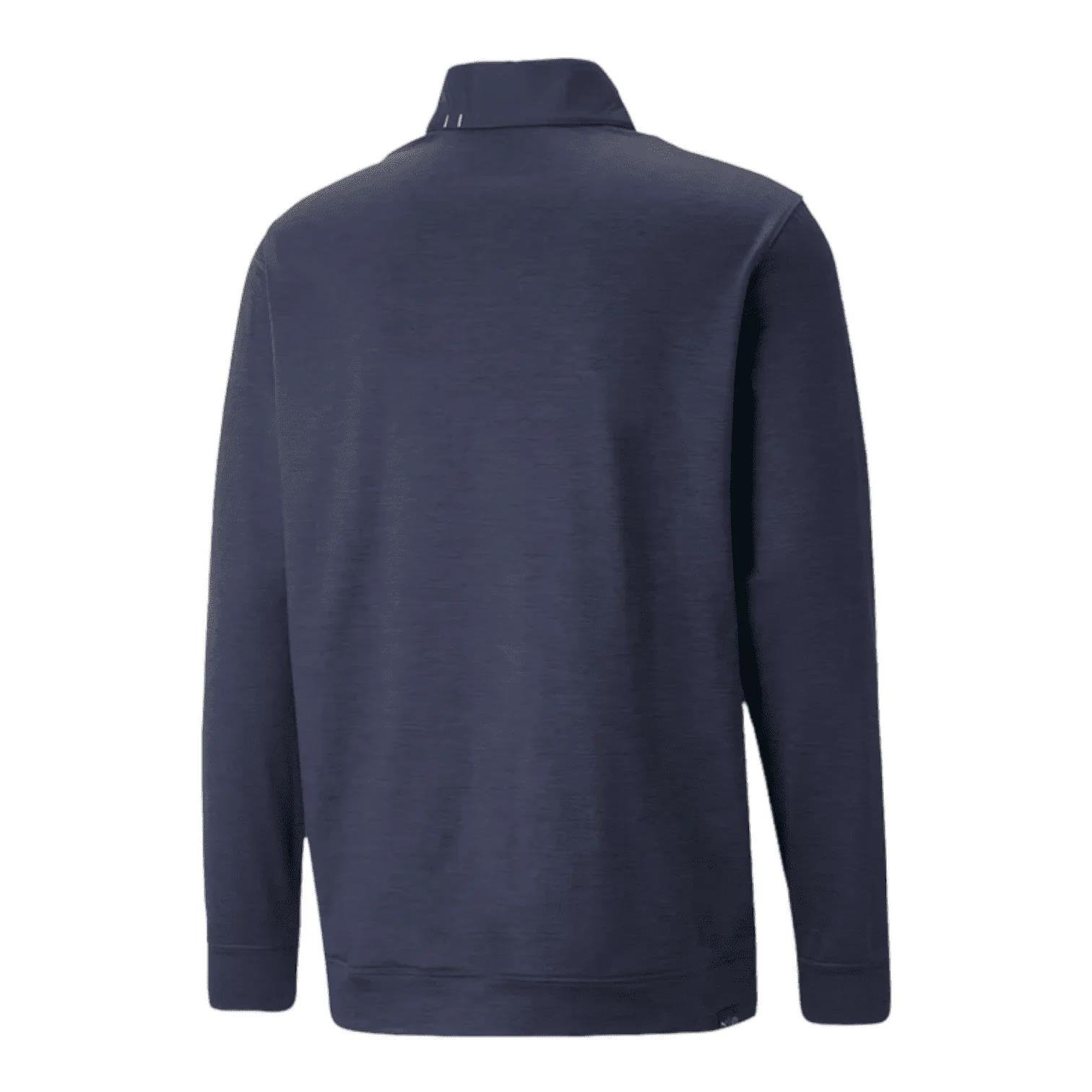Puma Cloudspun Colorblock 1/4 Zip herr tröja, navy blazer