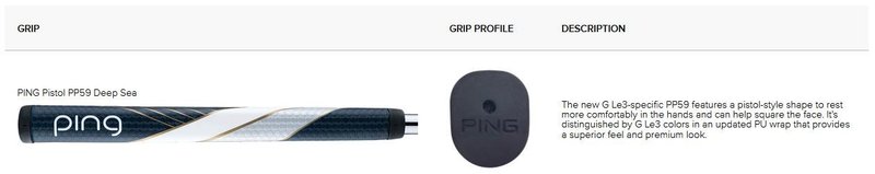 PING G Le3 Anser damputter