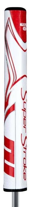 SuperStroke Zenergy Tour 3.0 putter grip, vit/röd