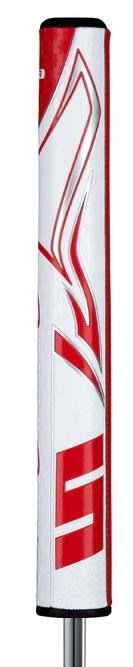 SuperStroke Zenergy Tour 3.0 putter grip, vit/röd