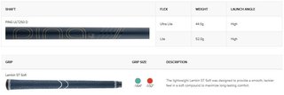 PING G Le3 dam driver