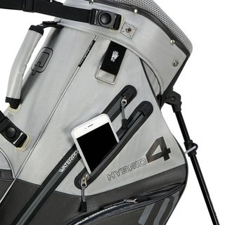 Big Max AQUA Hybrid 4 stand bag, grey/silver(black)