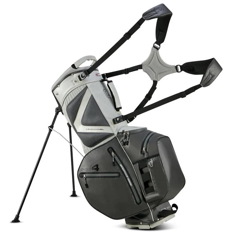 Big Max AQUA Hybrid 4 stand bag, grey/silver(black)