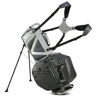 Big Max AQUA Hybrid 4 stand bag, grey/silver(black)