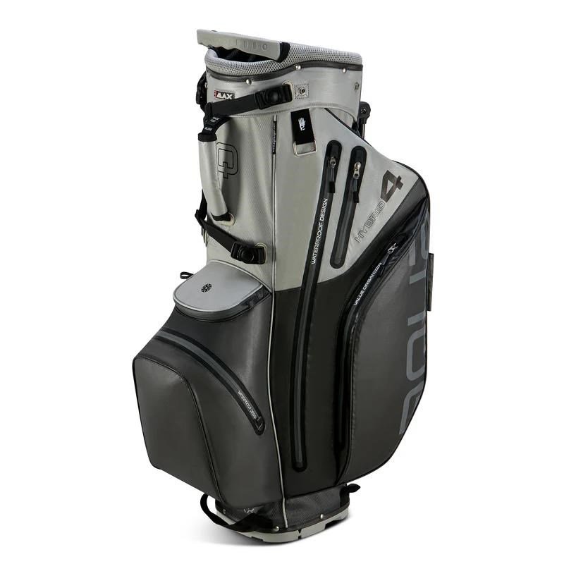 Big Max AQUA Hybrid 4 stand bag, grey/silver(black)