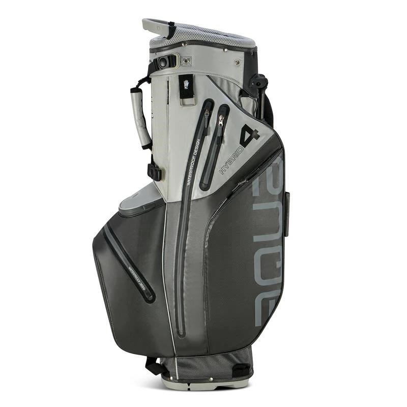 Big Max AQUA Hybrid 4 stand bag, grey/silver(black)