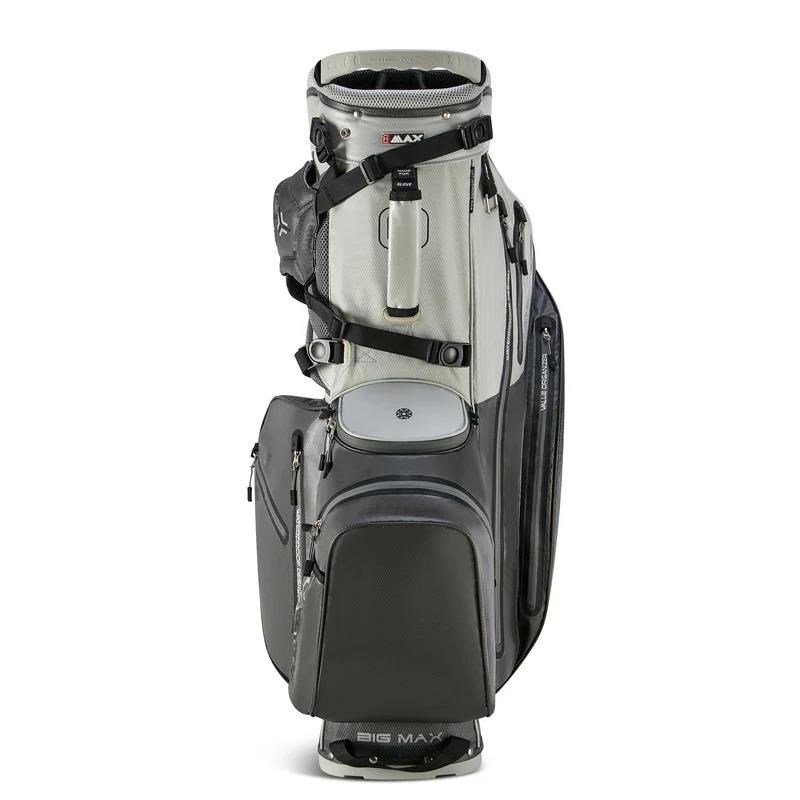 Big Max AQUA Hybrid 4 stand bag, grey/silver(black)