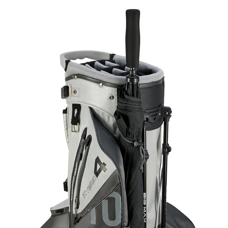 Big Max AQUA Hybrid 4 stand bag, grey/silver(black)