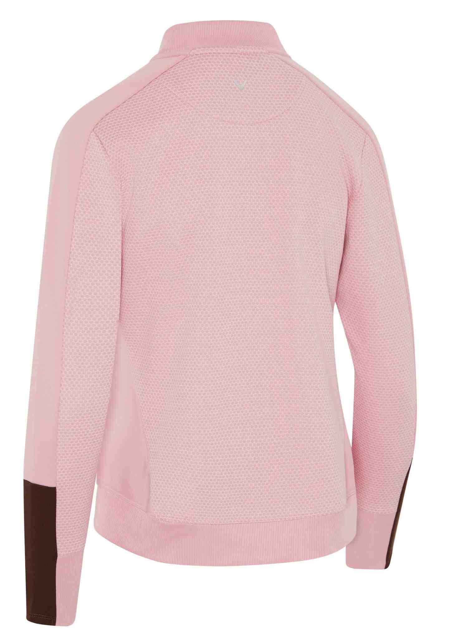 Callaway Heathered Fleece damtröja, pink nectar