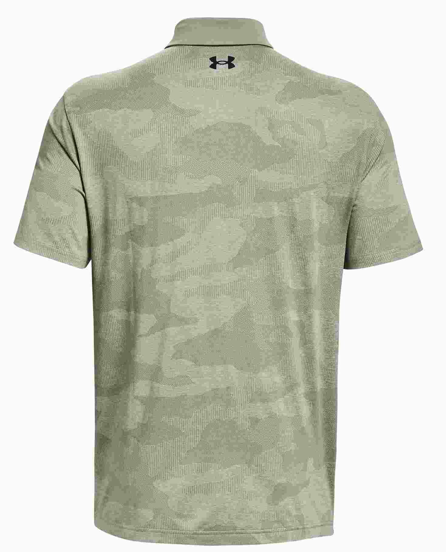 Under Armour Playoff Camo Jacquard herr polo, grove green