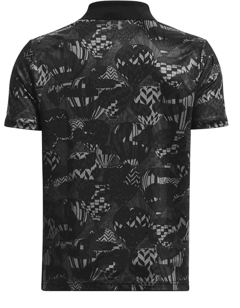 Under Armour Performance Printed junior polo, svart