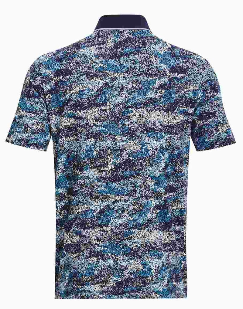 Under Armour Iso-Chill Edge herr polo, midnight navy/blizzard