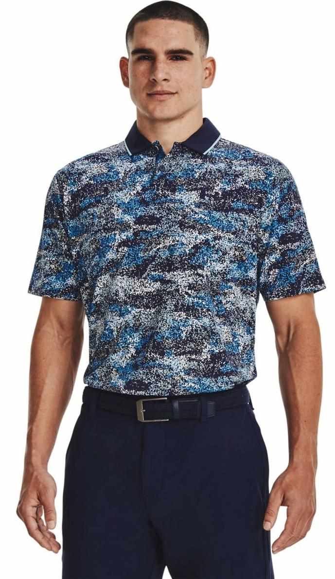 Under Armour Iso-Chill Edge herr polo, midnight navy/blizzard