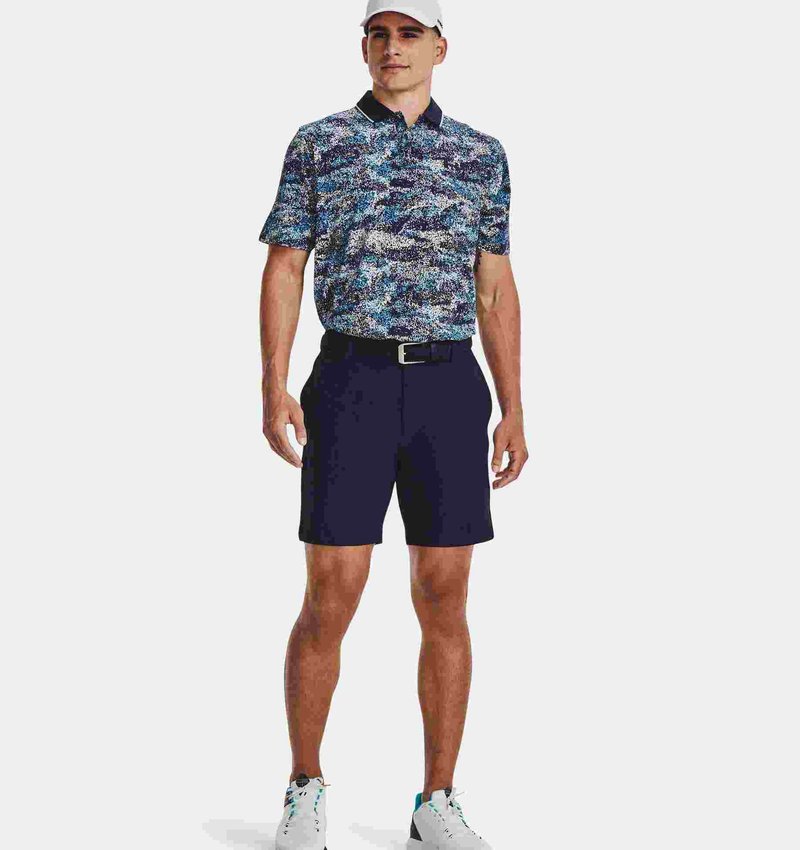 Under Armour Iso-Chill Edge herr polo, midnight navy/blizzard