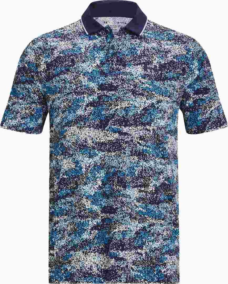 Under Armour Iso-Chill Edge herr polo, midnight navy/blizzard