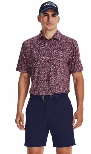 Under Armour Playoff 3.0 Printed herr polo, navy