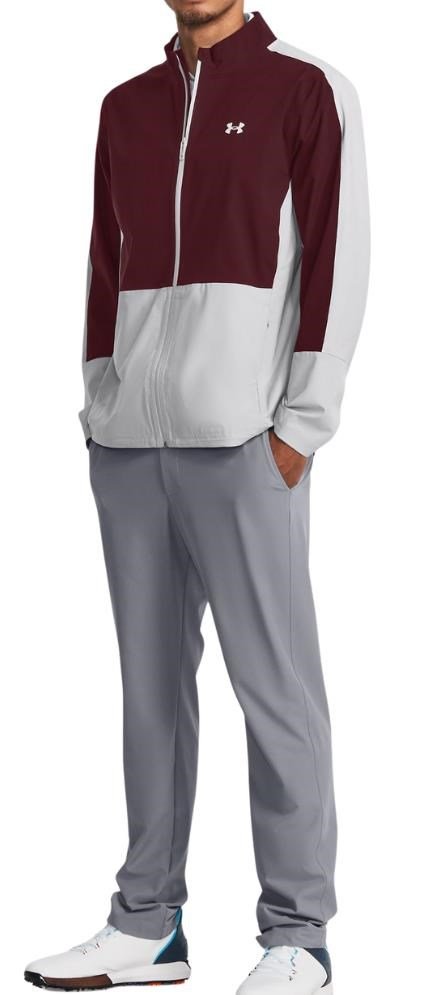 Under Armour Stormproof 3.0 herr jacka, dark maroon/mod gray