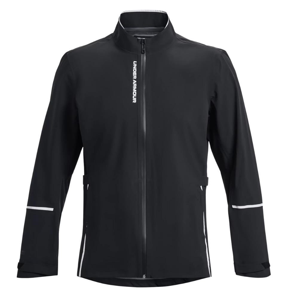 Under Armour Stormproof Cloudstrike herr jacka, svart/vit