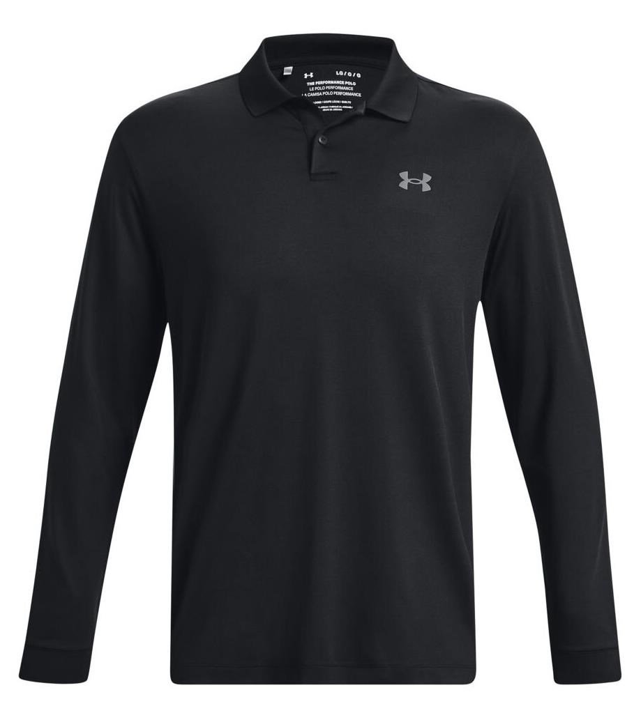 Under Armour Performance 3.0 långärmad herr t-shirt, svart