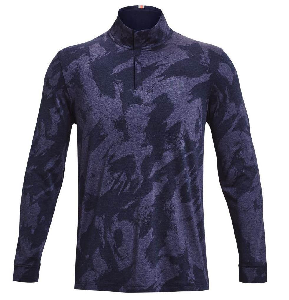 Under Armour Playoff Jacquard 1/4 Zip herr sweatshirt, navy