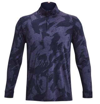 Under Armour Playoff Jacquard 1/4 Zip herr sweatshirt, navy