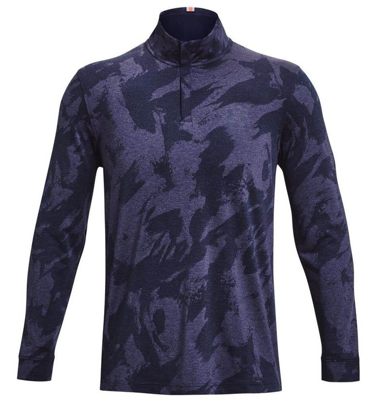 Under Armour Playoff Jacquard 1/4 Zip herr sweatshirt, navy