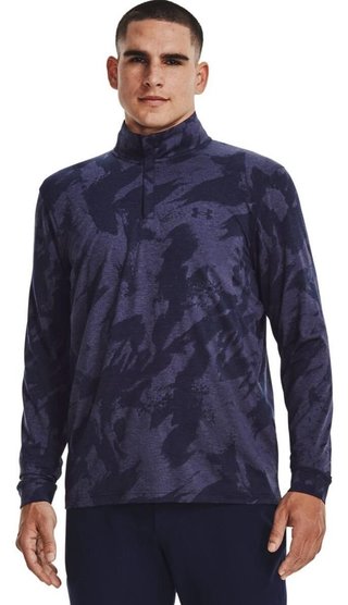 Under Armour Playoff Jacquard 1/4 Zip herr sweatshirt, navy