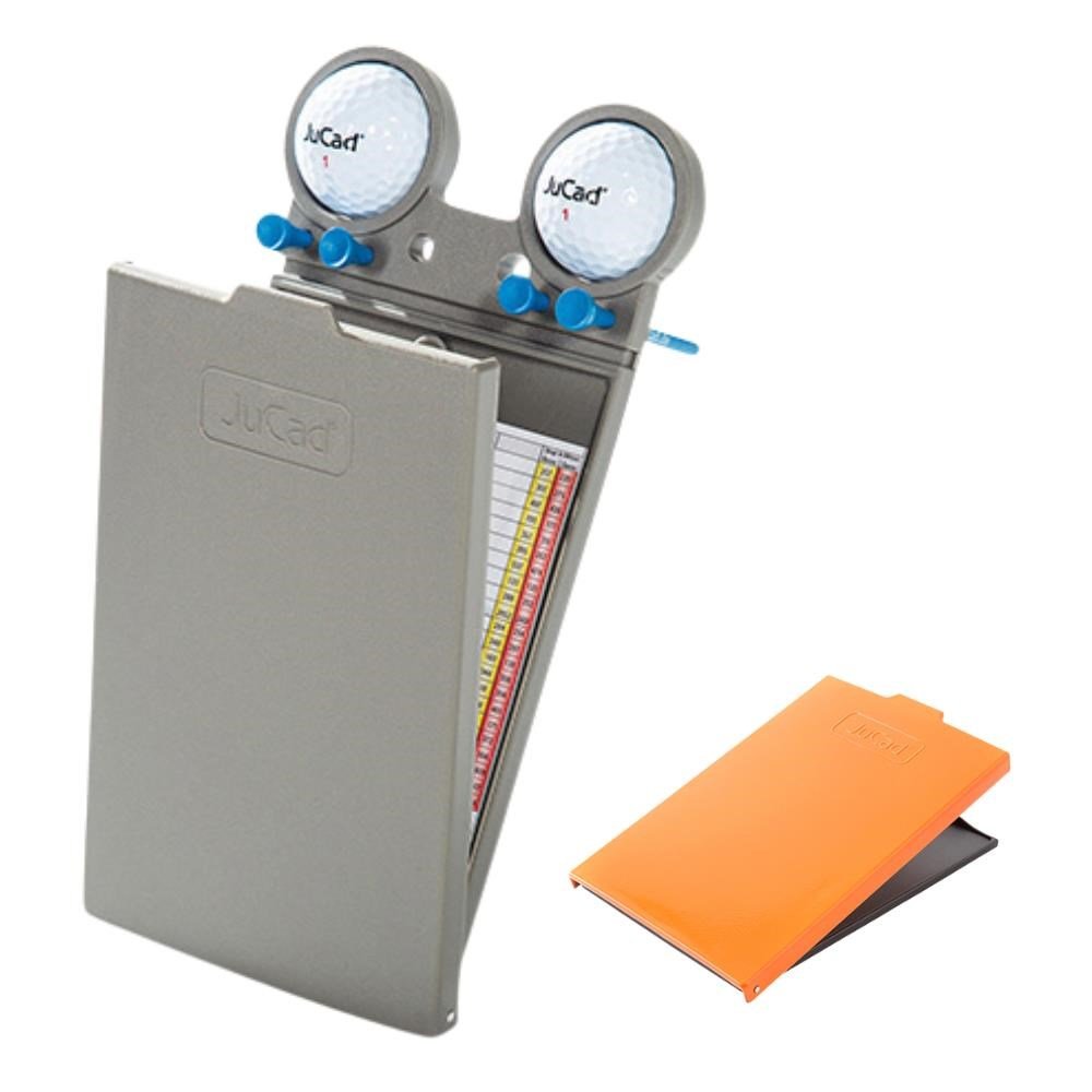 JuCad GRP scorekortshållare, titanium/orange