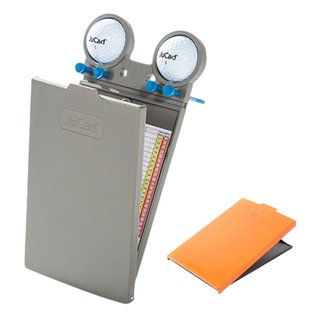 JuCad GRP scorekortshållare, titanium/orange