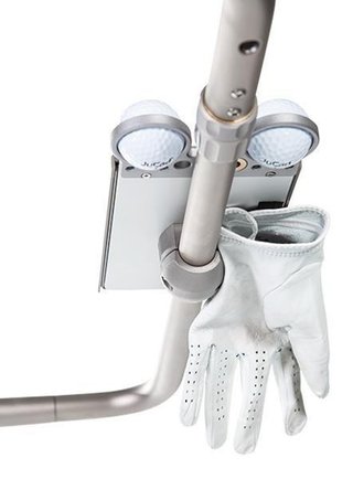 JuCad GRP scorekortshållare, titanium/gul