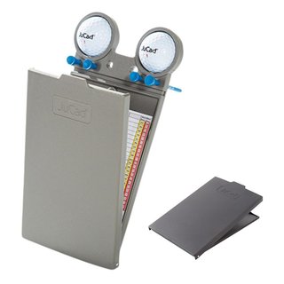 JuCad GRP scorekortshållare, titanium/svart
