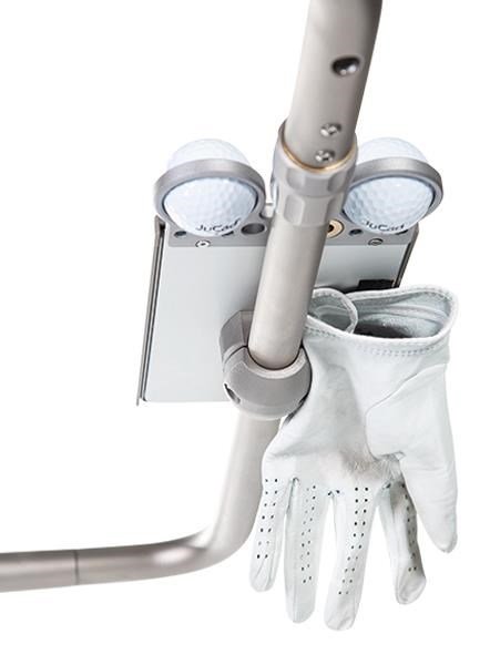 JuCad GRP scorekortshållare, titanium/svart