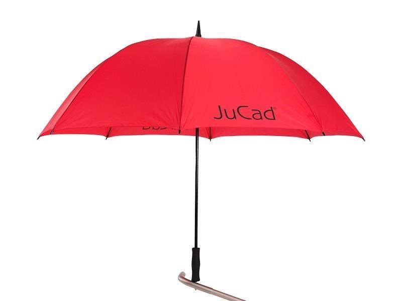 JuCad golfparaply 68" med pin, röd