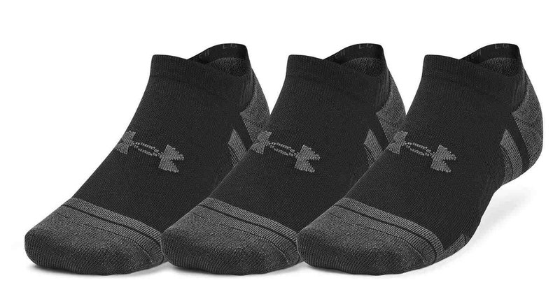 Under Armour Performance Tech unisex strumpor (3 par), svarta