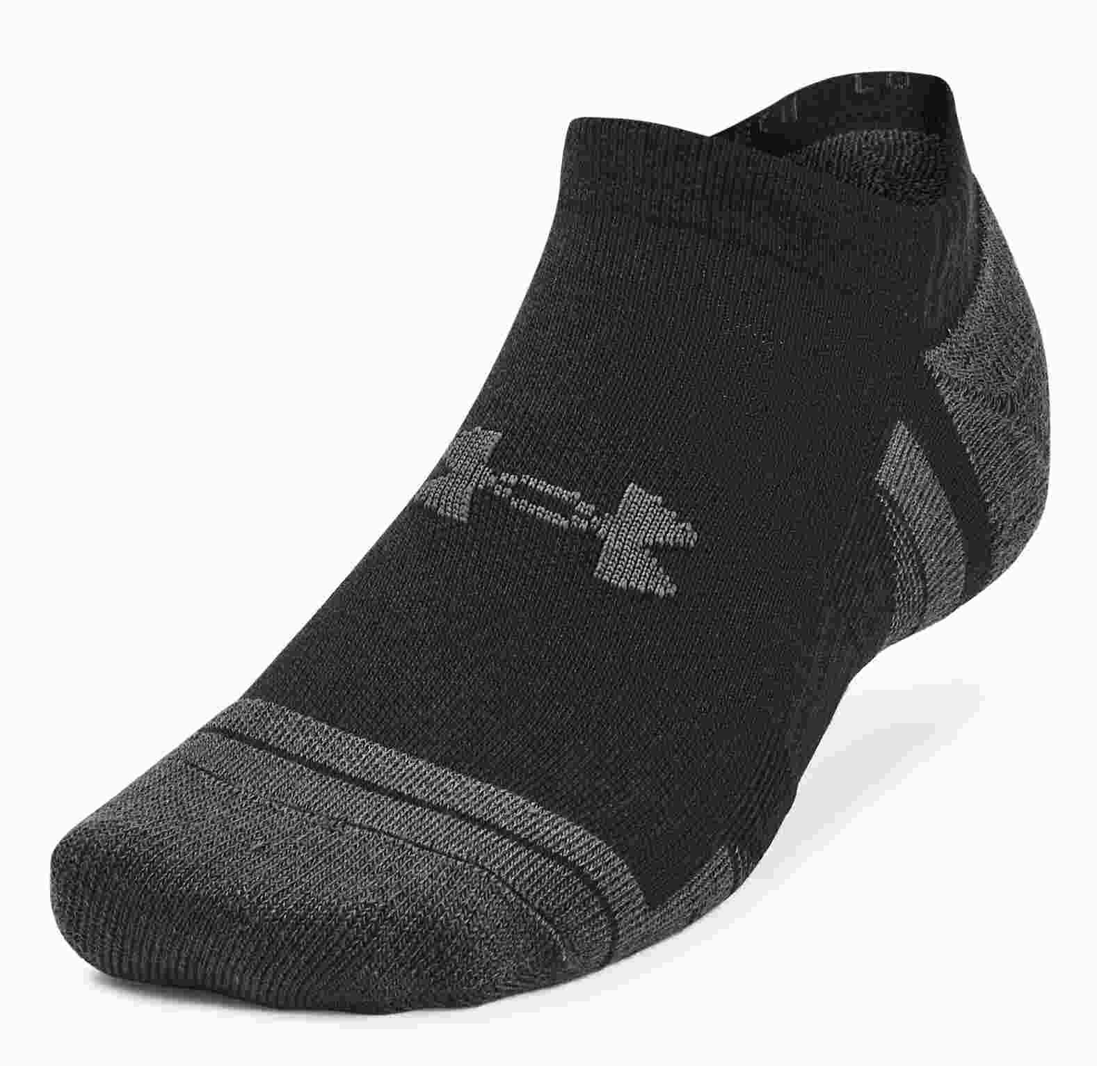 Under Armour Performance Tech unisex strumpor (3 par), svarta