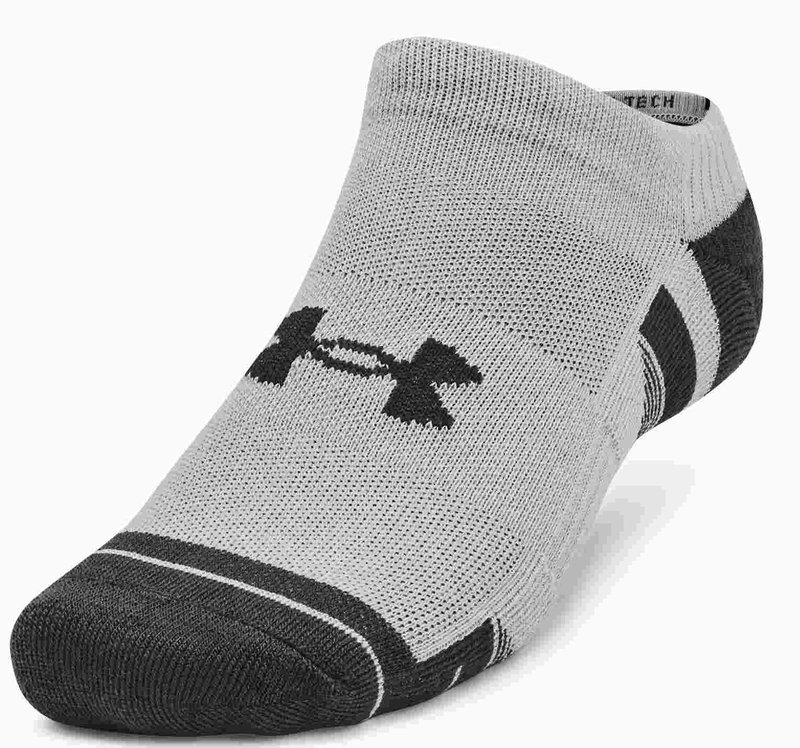 Under Armour Performance Tech unisex strumpor (3 par), mod gray