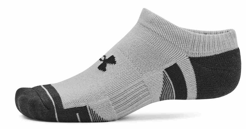 Under Armour Performance Tech unisex strumpor (3 par), mod gray