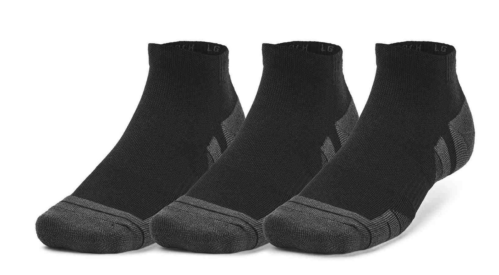 Under Armour Performance Tech unisex strumpor (3 par), svarta
